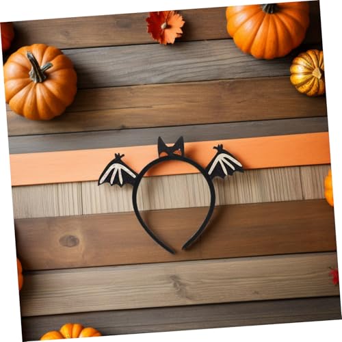 FIXOSHEE 6 Stück Teiliges Halloween Haarreif Bequeme Bat Wings Haarschmuck Vielseitiger Kostüm Haarreifen für Halloween Party und Cosplay Leichter Stirnband für Kreative Festdekoration von FIXOSHEE