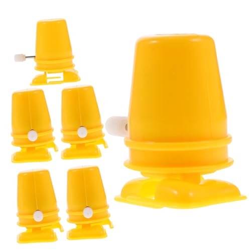 FIXOSHEE 6 Stück Teiliges Kleine Kompakte Uhrwerksbewegung für DIY Robuste Mechanische Aufziehbewegung Gelbe Kunststoffteile für Selbstgemachte Bewegliche Bastelroboter FIXOSHEE 6 Stück Teiliges Kleine Kompakte Uhrwerksbewegung für DIY Robuste Mechanische Aufziehbewegung Gelbe Kunststoffteile für Selbstgemachte Bewegliche Bastelroboter von FIXOSHEE