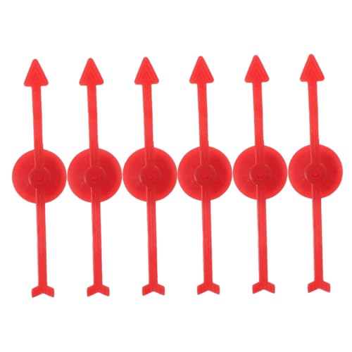 FIXOSHEE 6 Stück Teiliges Kunststoffpfeile für Drehbare Zahlen drehscheibe Langlebige Rote Zeiger für Interaktive Partyspiele DIY Ersatzteile für Drehscheibe und Brettspiel Zubehör FIXOSHEE 6 Stück Teiliges Kunststoffpfeile für Drehbare Zahlen drehscheibe Langlebige Rote Zeiger für Interaktive Partyspiele DIY Ersatzteile für Drehscheibe und Brettspiel Zubehör von FIXOSHEE