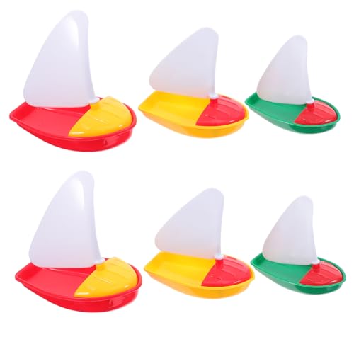 FIXOSHEE 6 Stück Teiliges Outdoor Sandspielzeug Bunte Kunststoff Segelboote Lustige Spielzeuge für Strand Pool Leicht Tragbar für Sommerparty Zufällige Farbe FIXOSHEE 6 Stück Teiliges Outdoor Sandspielzeug Bunte Kunststoff Segelboote Lustige Spielzeuge für Strand Pool Leicht Tragbar für Sommerparty Zufällige Farbe von FIXOSHEE