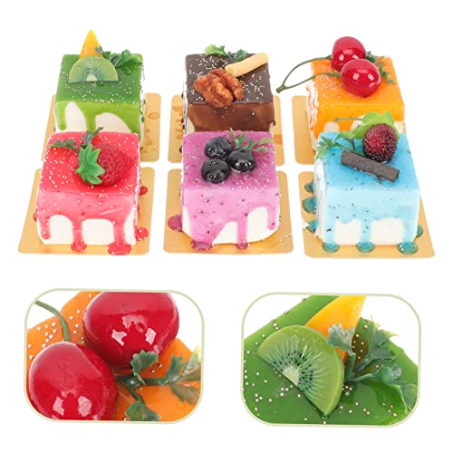 FIXOSHEE 6 Stück Teiliges Realistische Kuchenmodelle Künstliche Dessert Deko mit Magneten Multifunktionale Kühlschrankmagnete für Ladendekoration Fotografie Fest und Zufällige Farbe FIXOSHEE 6 Stück Teiliges Realistische Kuchenmodelle Künstliche Dessert Deko mit Magneten Multifunktionale Kühlschrankmagnete für Ladendekoration Fotografie Fest und Zufällige Farbe von FIXOSHEE