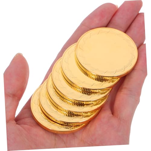 FIXOSHEE 6 Stück Teiliges Runde Blanko Gedenkmünzen mit Eleganter Randprägung Dicke Gravierbare Diy Münzen für Geburtstags und Reisememorabilien Kreative Sammlerartikel von FIXOSHEE