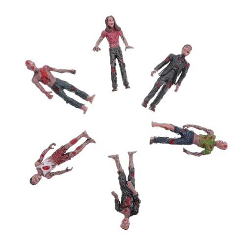 FIXOSHEE 6 Stück Teiliges Simulation Zombie Figuren aus Kunststoff Leichte Horror Dekoration für Party und Festival Detailgetreue Walking Dead Requisiten Langlebig und Gruselig für FIXOSHEE 6 Stück Teiliges Simulation Zombie Figuren aus Kunststoff Leichte Horror Dekoration für Party und Festival Detailgetreue Walking Dead Requisiten Langlebig und Gruselig für von FIXOSHEE