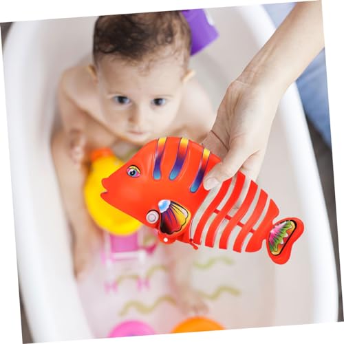 FIXOSHEE 6 Stück Teiliges Wind up Wasserspielzeug Bunte Schwingende Plastikfische Robustes Badewannen Fischspielzeug für Sicherer Kunststoff Fördert Motorische Fähigkeiten und FIXOSHEE 6 Stück Teiliges Wind up Wasserspielzeug Bunte Schwingende Plastikfische Robustes Badewannen Fischspielzeug für Sicherer Kunststoff Fördert Motorische Fähigkeiten und von FIXOSHEE
