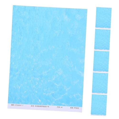 FIXOSHEE 6 Stück Wasserwellen Sticker Swimming Pool Folien Realistische Wasseroberfläche für Miniatur Landschaften Sandtisch DIY Modellbau FIXOSHEE 6 Stück Wasserwellen Sticker Swimming Pool Folien Realistische Wasseroberfläche für Miniatur Landschaften Sandtisch DIY Modellbau von FIXOSHEE