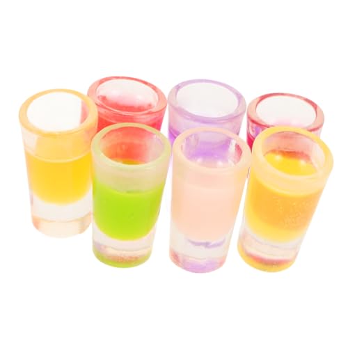 FIXOSHEE 7 Stück Mini-Saftbecher für vorgeben Mini-Tasse Mini-Getränk Kind Miniaturküche Puppenhaus Dekoration dekorative gefälschte Getränke-Requisite simulierte Minigetränke Harz FIXOSHEE 7 Stück Mini-Saftbecher für vorgeben Mini-Tasse Mini-Getränk Kind Miniaturküche Puppenhaus Dekoration dekorative gefälschte Getränke-Requisite simulierte Minigetränke Harz von FIXOSHEE