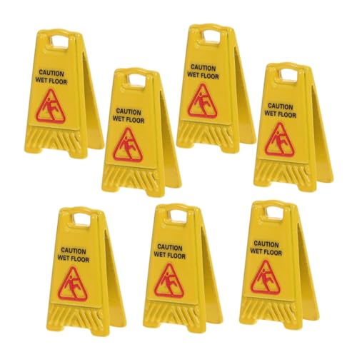 FIXOSHEE 7 Stück Teiliges Miniatur Wet Floor Caution Signs Realistische Sicherheitshinweise Puppenhaus Dekoration Pädagogisches Warnschild FIXOSHEE 7 Stück Teiliges Miniatur Wet Floor Caution Signs Realistische Sicherheitshinweise Puppenhaus Dekoration Pädagogisches Warnschild von FIXOSHEE