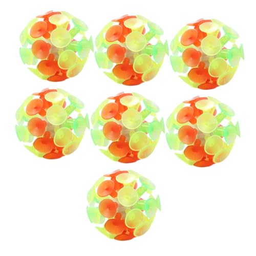 FIXOSHEE 7 Stück Teiliges Saugnapfball Leuchtende Mehrfarbige Haftbälle mit Starkem Halt Stressabbauend für Eltern junge Mädchen interaktion Partygeschenk für Jungen und Mädchen FIXOSHEE 7 Stück Teiliges Saugnapfball Leuchtende Mehrfarbige Haftbälle mit Starkem Halt Stressabbauend für Eltern junge Mädchen interaktion Partygeschenk für Jungen und Mädchen von FIXOSHEE