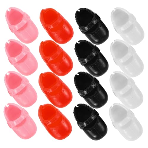 FIXOSHEE 8 Paare Mini Puppenschuhe Flach für Puppen Niedliche Flache Schuhe in Schwarz Rot Weiß Rosa Puppenkostüm Zubehör Winzige Dekorationsschuhe für Bastelarbeiten FIXOSHEE 8 Paare Mini Puppenschuhe Flach für Puppen Niedliche Flache Schuhe in Schwarz Rot Weiß Rosa Puppenkostüm Zubehör Winzige Dekorationsschuhe für Bastelarbeiten von FIXOSHEE