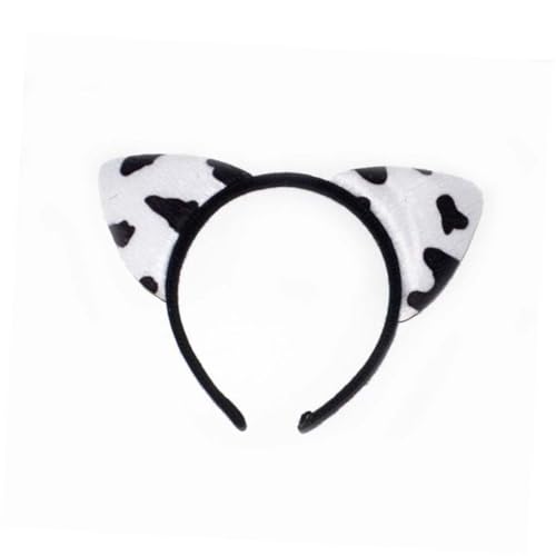 FIXOSHEE 8 Stück Teiliges Katzenohren Haarreif aus Leichtem Formbeständigem Material Niedliches Tierohren Design Modischer Haarschmuck für Party Karneval und Kostüm Zufällige Muster von FIXOSHEE