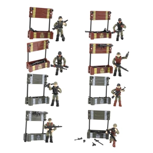 FIXOSHEE 8 Stück Teiliges Kleine Soldatenmodelle aus Kunststoff Bewegliche Miniaturfiguren für Rollenspiele Realistische Gestaltung Langlebig Armee für Familienspaß FIXOSHEE 8 Stück Teiliges Kleine Soldatenmodelle aus Kunststoff Bewegliche Miniaturfiguren für Rollenspiele Realistische Gestaltung Langlebig Armee für Familienspaß von FIXOSHEE