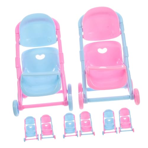 FIXOSHEE 8 Stück Teiliges Mini Puppenwagen Realistische Puppenwagen Detailgetreue Nachbildung für Rollenspiele Leicht Tragbar und Einfach zu Reinigen als Puppenhaus Zubehör FIXOSHEE 8 Stück Teiliges Mini Puppenwagen Realistische Puppenwagen Detailgetreue Nachbildung für Rollenspiele Leicht Tragbar und Einfach zu Reinigen als Puppenhaus Zubehör von FIXOSHEE