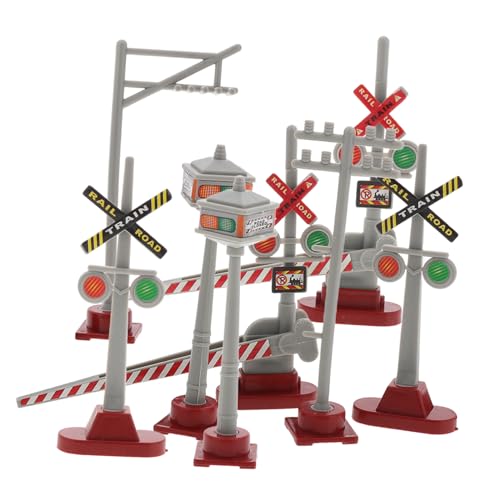 FIXOSHEE 8 Stück Teiliges Miniatur Verkehrsschild mit Realistischen Signalleuchten für Puppenhaus DIY Sandtisch Landschaftsdekoration Vielseitige Bahnstation Szenen Zubehör FIXOSHEE 8 Stück Teiliges Miniatur Verkehrsschild mit Realistischen Signalleuchten für Puppenhaus DIY Sandtisch Landschaftsdekoration Vielseitige Bahnstation Szenen Zubehör von FIXOSHEE