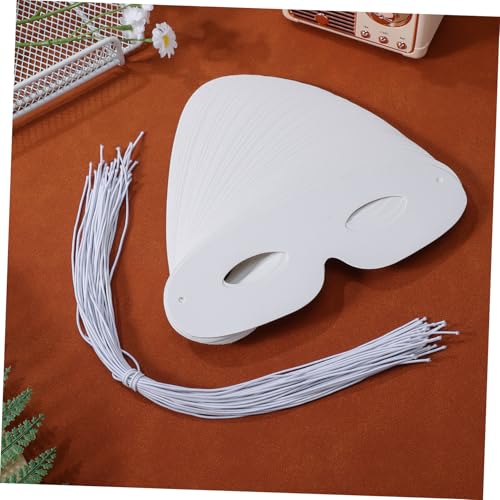 FIXOSHEE 80 Stück Teiliges Weiße DIY Masken aus Papier Unbemalt zum Bemalen und Dekorieren für Kostümpartys Maskenbälle Halloween und Kreative Bastelprojekte FIXOSHEE 80 Stück Teiliges Weiße DIY Masken aus Papier Unbemalt zum Bemalen und Dekorieren für Kostümpartys Maskenbälle Halloween und Kreative Bastelprojekte von FIXOSHEE