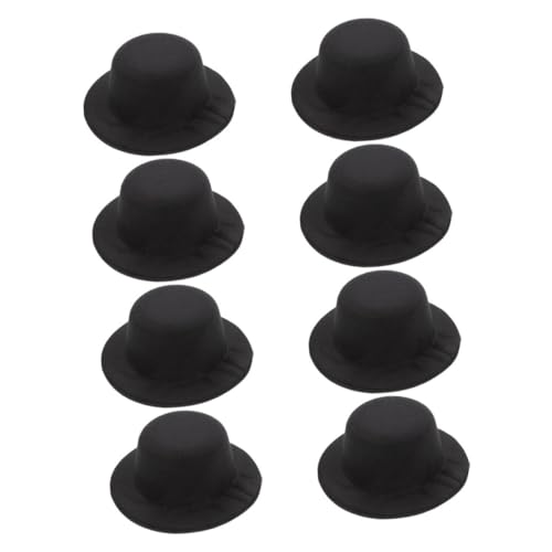 FIXOSHEE 8stücke Schwarze Mini Bastelprojekte Miniatur-hüte Zum Selbermachen Hutdekorationszubehör Für Puppenhaus Und Figuren FIXOSHEE 8stücke Schwarze Mini Bastelprojekte Miniatur-hüte Zum Selbermachen Hutdekorationszubehör Für Puppenhaus Und Figuren von FIXOSHEE