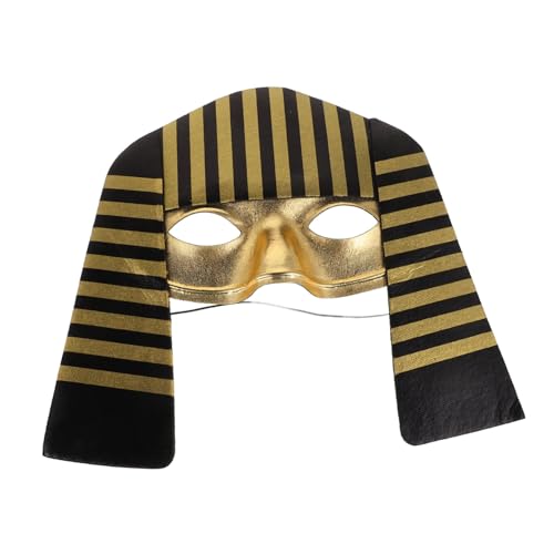 FIXOSHEE Ägyptische Pharaonen Maske Cosplay Kostüm Requisite Leicht und Wiederverwendbar für Halloween Party Bühnenauftritte FIXOSHEE Ägyptische Pharaonen Maske Cosplay Kostüm Requisite Leicht und Wiederverwendbar für Halloween Party Bühnenauftritte von FIXOSHEE