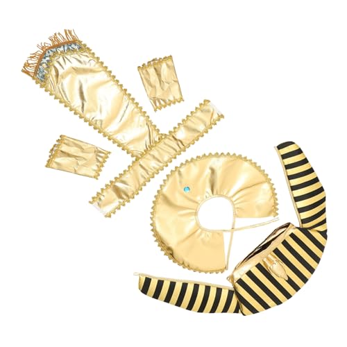 FIXOSHEE Ägyptisches Cosplay-kostüm Ägyptischer Gürtel Armband Kragen für Halloween Motto-party Bühnenauftritte Herren FIXOSHEE Ägyptisches Cosplay-kostüm Ägyptischer Gürtel Armband Kragen für Halloween Motto-party Bühnenauftritte Herren von FIXOSHEE