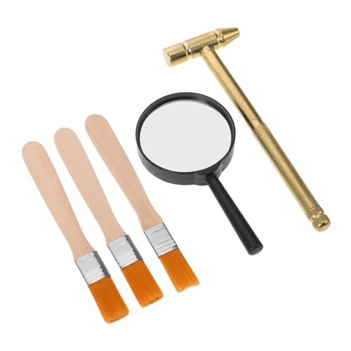 FIXOSHEE Archäologisches für Kleiner Hammer Archäologiewerkzeuge Archäologische Ausgrabungsspielzeuge für Archäologie-Kits für Gartengeräte für hölzern von FIXOSHEE