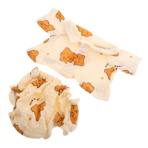 FIXOSHEE Bärenkleidung Zweiteiliges Set Kuscheltiers Schlafanzug Niedliche Tierpuppen Outfits Für Stofftiere Spielspaß Und Kreativität FIXOSHEE Bärenkleidung Zweiteiliges Set Kuscheltiers Schlafanzug Niedliche Tierpuppen Outfits Für Stofftiere Spielspaß Und Kreativität von FIXOSHEE