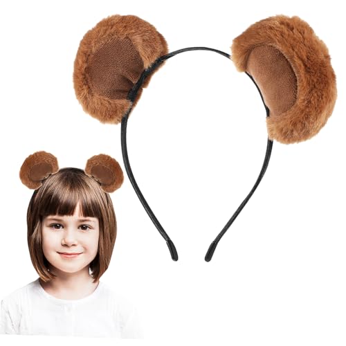 FIXOSHEE Bärenohren Stirnband Elastisch Verstellbar Süßes Tierohren Haarband für Damen Cosplay Halloween Party Make-up Gesichtspflege FIXOSHEE Bärenohren Stirnband Elastisch Verstellbar Süßes Tierohren Haarband für Damen Cosplay Halloween Party Make-up Gesichtspflege von FIXOSHEE