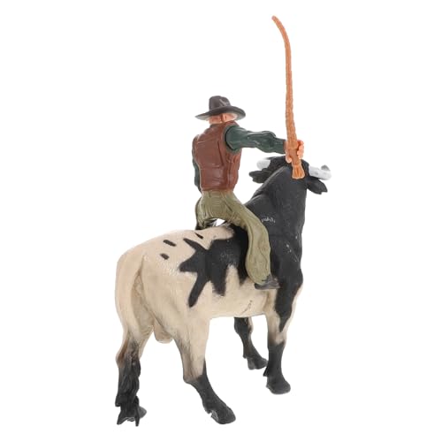 FIXOSHEE Bullfighting Modell Spanischer Torero und Stier Figur Deko Detailreich Robust für Sammler und Wohnraumgestaltung Geeignet von FIXOSHEE