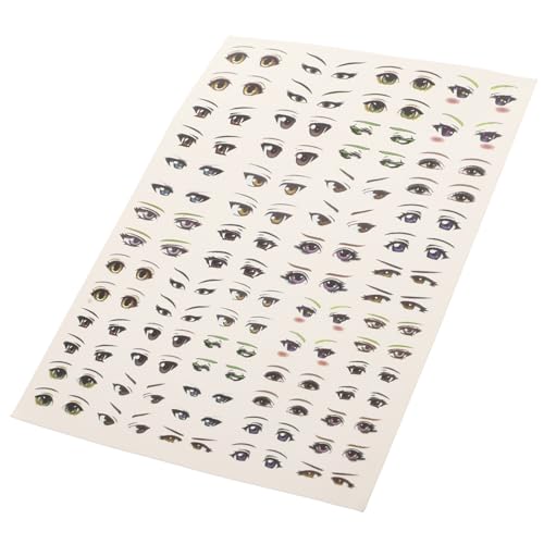 FIXOSHEE Cartoon Augen Aufkleber Papier DIY Sticker für Figuren Dekoration Langlebig Farbenfroh Vielseitig für Basteln Animation Puppen FIXOSHEE Cartoon Augen Aufkleber Papier DIY Sticker für Figuren Dekoration Langlebig Farbenfroh Vielseitig für Basteln Animation Puppen von FIXOSHEE