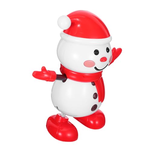 FIXOSHEE Dancing Christmas Snowman Toy aus Kunststoff Sicher und Langlebig Batteriebetrieben ohne Batterien Weihnachtsdekoration für Festliche Party Stimmung von FIXOSHEE
