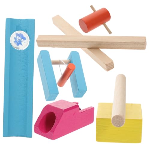 FIXOSHEE Domino Bausteine aus Holz Buntes Lernspielzeug Hand Auge Koordination und Farbverständnis Kompakt und Leicht zu Greifen für Ab Jahren von FIXOSHEE