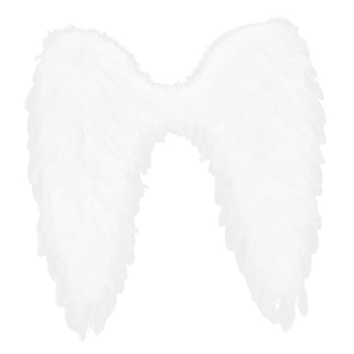 FIXOSHEE Engelsflügel aus Federn Weiß Elastischer Riemen Langlebige Weihnachts und Deko für Erwachsene Cosplay Kostüm Zubehör Realistische Flügel für Party und Karneval FIXOSHEE Engelsflügel aus Federn Weiß Elastischer Riemen Langlebige Weihnachts und Deko für Erwachsene Cosplay Kostüm Zubehör Realistische Flügel für Party und Karneval von FIXOSHEE