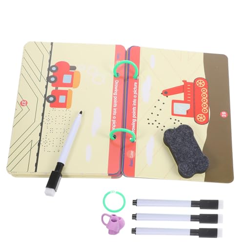 FIXOSHEE Ergonomisches Kontrollstift Trainingsset für Abwischbaren Linienkarten Feinmotorik Handschriftverbesserung und Frühkindlicher Lernförderung im Kindergartenalter von FIXOSHEE