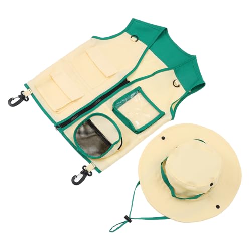 FIXOSHEE Explorer Weste und Hut aus Atmungsaktivem Leichtes Outdoor Forscher Kostüm für Sommer Camping Rollenspiel und Naturforscher Aktivitäten für Mädchen FIXOSHEE Explorer Weste und Hut aus Atmungsaktivem Leichtes Outdoor Forscher Kostüm für Sommer Camping Rollenspiel und Naturforscher Aktivitäten für Mädchen von FIXOSHEE