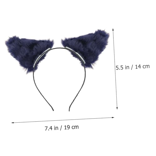 FIXOSHEE Fluffy Fuchsohren Haarreif Cosplay Tier Stirnband für Mädchen Damen Party Karneval Halloween Kostüm Zubehör von FIXOSHEE