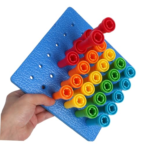FIXOSHEE Frühförderung Steckspiel Holzspielzeug mit Pilzförmigen Steckern Motorikförderndes Sortier und Zählspiel für Kleinkinder Hand Auge Koordination und Kognitive Entwicklung FIXOSHEE Frühförderung Steckspiel Holzspielzeug mit Pilzförmigen Steckern Motorikförderndes Sortier und Zählspiel für Kleinkinder Hand Auge Koordination und Kognitive Entwicklung von FIXOSHEE