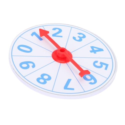 FIXOSHEE Glücksraddrehplatte Leichtes Tragbares Spielrad für Partys und Unterricht Buntes Wiederverwendbares Preis drehrad mit Zufälligem Zeiger für Gewinnspiele und Zufällige Farbe von FIXOSHEE