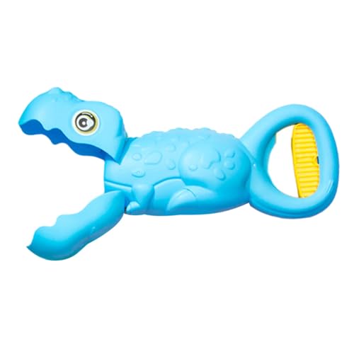 FIXOSHEE Greifarm Alligator Cartoon Form Motorikfördernd Handliches Pickup Tool für Kleinkinder Fördert Koordination und Umweltbewusstsein Robustes Kunststoffmaterial Blau von FIXOSHEE