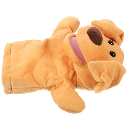 FIXOSHEE Große Hunde Handpuppe aus Weichem Plüsch für Lebensecht Gestaltetes Stoffspielzeug zum Geschichtenerzählen und Interaktiven Rollenspielen Kinderspielzeug für Fantasie und Theater von FIXOSHEE