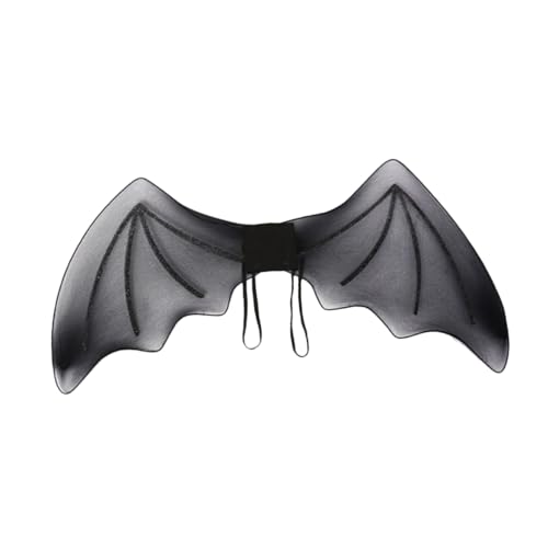 FIXOSHEE Halloween Deko Fledermaus Flügel Cosplay Flügel Schwarz Robuste Teufelsflügel für Halloween Party Kostüm Zubehör für Damen Herren FIXOSHEE Halloween Deko Fledermaus Flügel Cosplay Flügel Schwarz Robuste Teufelsflügel für Halloween Party Kostüm Zubehör für Damen Herren von FIXOSHEE