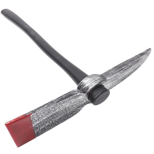 FIXOSHEE Halloween Deko Kunststoff Pickaxe Requisite Realistisch Detailreich für Kostüm Party Bühnenauftritt Halloween Party Dekoration FIXOSHEE Halloween Deko Kunststoff Pickaxe Requisite Realistisch Detailreich für Kostüm Party Bühnenauftritt Halloween Party Dekoration von FIXOSHEE