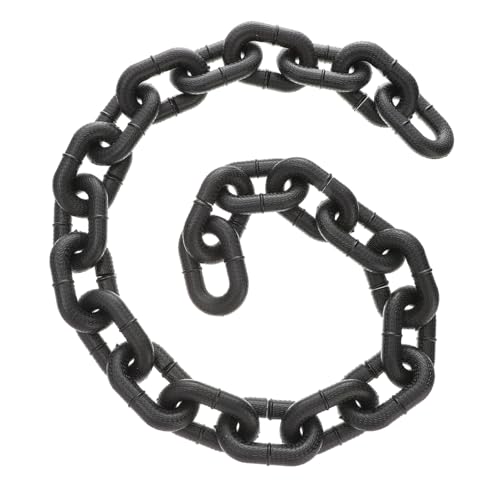 FIXOSHEE Halloween Deko Kunststoffkette Realistische Schwarze Fake Chain für Halloween Party und Haunted House Spukige Kostüm Requisite Leichte Dekoration FIXOSHEE Halloween Deko Kunststoffkette Realistische Schwarze Fake Chain für Halloween Party und Haunted House Spukige Kostüm Requisite Leichte Dekoration von FIXOSHEE