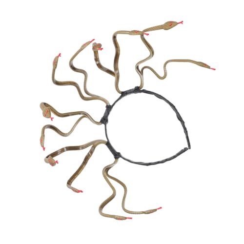 FIXOSHEE Halloween Schlangen Kopfband Medusa Design Kostüm Kopfschmuck Damen Party Zubehör für Karneval und Cosplay von FIXOSHEE