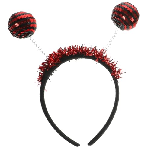 FIXOSHEE Halloween Stirnband mit Pailletten Marienkäfer Haarreif für Erwachsene und Modisches Party Accessoire für Karneval Hochzeit und Festtage FIXOSHEE Halloween Stirnband mit Pailletten Marienkäfer Haarreif für Erwachsene und Modisches Party Accessoire für Karneval Hochzeit und Festtage von FIXOSHEE