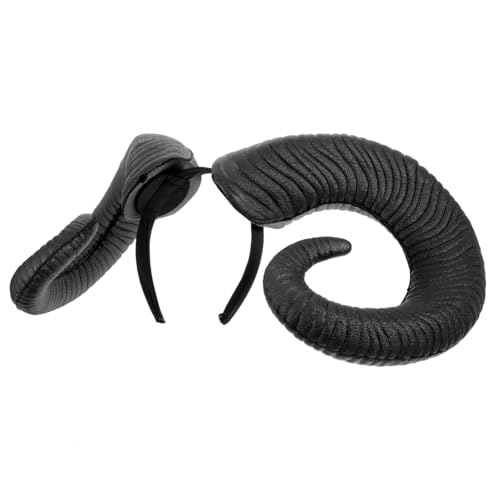 FIXOSHEE Halloween Stirnband mit Schwarzen Hörnern Originelles Cosplay Kostüm für Erwachsene Sicherer Kopfschmuck für Party Fasching und Ghost Festival Auffälliges Accessoire für Halloween FIXOSHEE Halloween Stirnband mit Schwarzen Hörnern Originelles Cosplay Kostüm für Erwachsene Sicherer Kopfschmuck für Party Fasching und Ghost Festival Auffälliges Accessoire für Halloween von FIXOSHEE