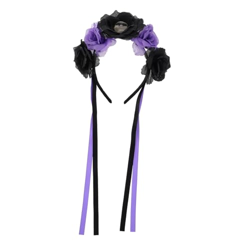 FIXOSHEE Halloween Tag der Toten Stirnband mit Rosen Langlebiger und Bequemer Party Haarschmuck für Damen Einzigartiges Festival Accessoire Passend zu Kostümen und Halloween FIXOSHEE Halloween Tag der Toten Stirnband mit Rosen Langlebiger und Bequemer Party Haarschmuck für Damen Einzigartiges Festival Accessoire Passend zu Kostümen und Halloween von FIXOSHEE