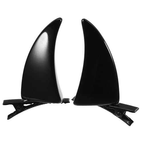 FIXOSHEE Halloween Teufelshörner Haarspangen Schwarz Auffällige Hörner Haarschmuck für Kostüm Einfach zu Tragen Strapazierfähig für Halloween Party und Cosplay FIXOSHEE Halloween Teufelshörner Haarspangen Schwarz Auffällige Hörner Haarschmuck für Kostüm Einfach zu Tragen Strapazierfähig für Halloween Party und Cosplay von FIXOSHEE