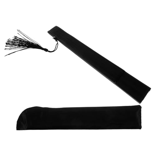 FIXOSHEE Handlicher Faltbarer Bambusfächer mit Quaste Traditioneller Chinesischer Handfächer im Vintage stil Leicht und Platzsparend Inklusive Passender Tasche für Dekoration und FIXOSHEE Handlicher Faltbarer Bambusfächer mit Quaste Traditioneller Chinesischer Handfächer im Vintage stil Leicht und Platzsparend Inklusive Passender Tasche für Dekoration und von FIXOSHEE