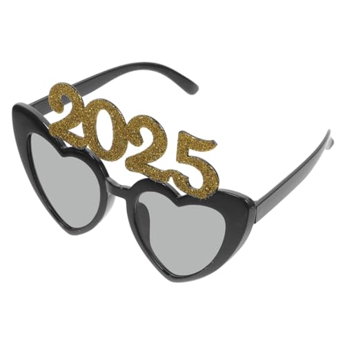 FIXOSHEE Herzförmige Partybrille Goldfarbene Year Supplies Leichtes Wiederverwendbares Party Eyewear für Festival Karneval Fasching und Jahreswechsel FIXOSHEE Herzförmige Partybrille Goldfarbene Year Supplies Leichtes Wiederverwendbares Party Eyewear für Festival Karneval Fasching und Jahreswechsel von FIXOSHEE