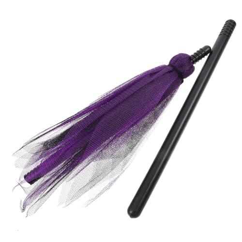 FIXOSHEE Hexenbesen Netzgarn Halloween Cosplay Requisite Erwachsene Party Deko Zubehör für Hexenkostüm Bühnenauftritt und Kostümparty FIXOSHEE Hexenbesen Netzgarn Halloween Cosplay Requisite Erwachsene Party Deko Zubehör für Hexenkostüm Bühnenauftritt und Kostümparty von FIXOSHEE