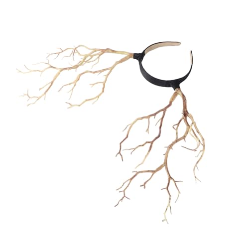 FIXOSHEE Hexenhörner Haarreif Halloween Kopfschmuck Leicht und Bequem Party Haarreif für Damen Einzigartiger Dunkler Stil Kostüm Zubehör von FIXOSHEE