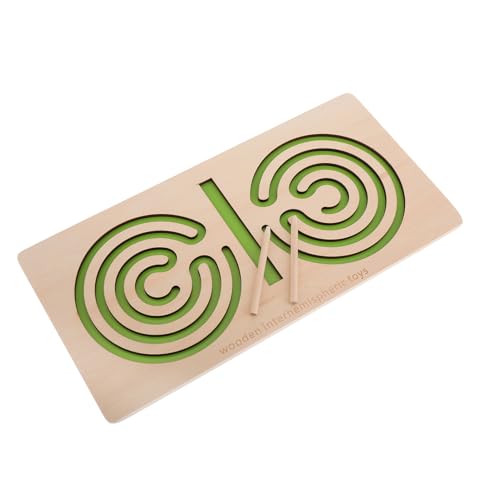 FIXOSHEE Holz Labyrinth Handheld Maze für Feinmotorik Training Hand Auge koordination Intelligenzförderndes Lernspielzeug zur Gehirnaktivierung und Spielerischen Entwicklung FIXOSHEE Holz Labyrinth Handheld Maze für Feinmotorik Training Hand Auge koordination Intelligenzförderndes Lernspielzeug zur Gehirnaktivierung und Spielerischen Entwicklung von FIXOSHEE
