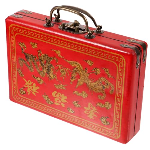 FIXOSHEE Holz Mahjong Aufbewahrungsbox mit Tragegriff Rechteckige Mahjong Kiste Geräumig für Mehrere Sets Dekorativ und Praktisch Geschenk für Liebhaber Robustes Vintage Design FIXOSHEE Holz Mahjong Aufbewahrungsbox mit Tragegriff Rechteckige Mahjong Kiste Geräumig für Mehrere Sets Dekorativ und Praktisch Geschenk für Liebhaber Robustes Vintage Design von FIXOSHEE